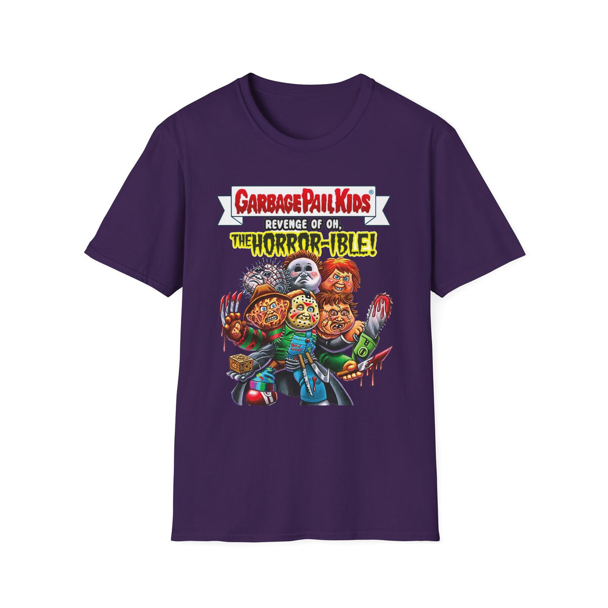 Garbage Pail Kids T-Shirt - Revenge of Oh The Horror-ible Retro 80s Parody Tee