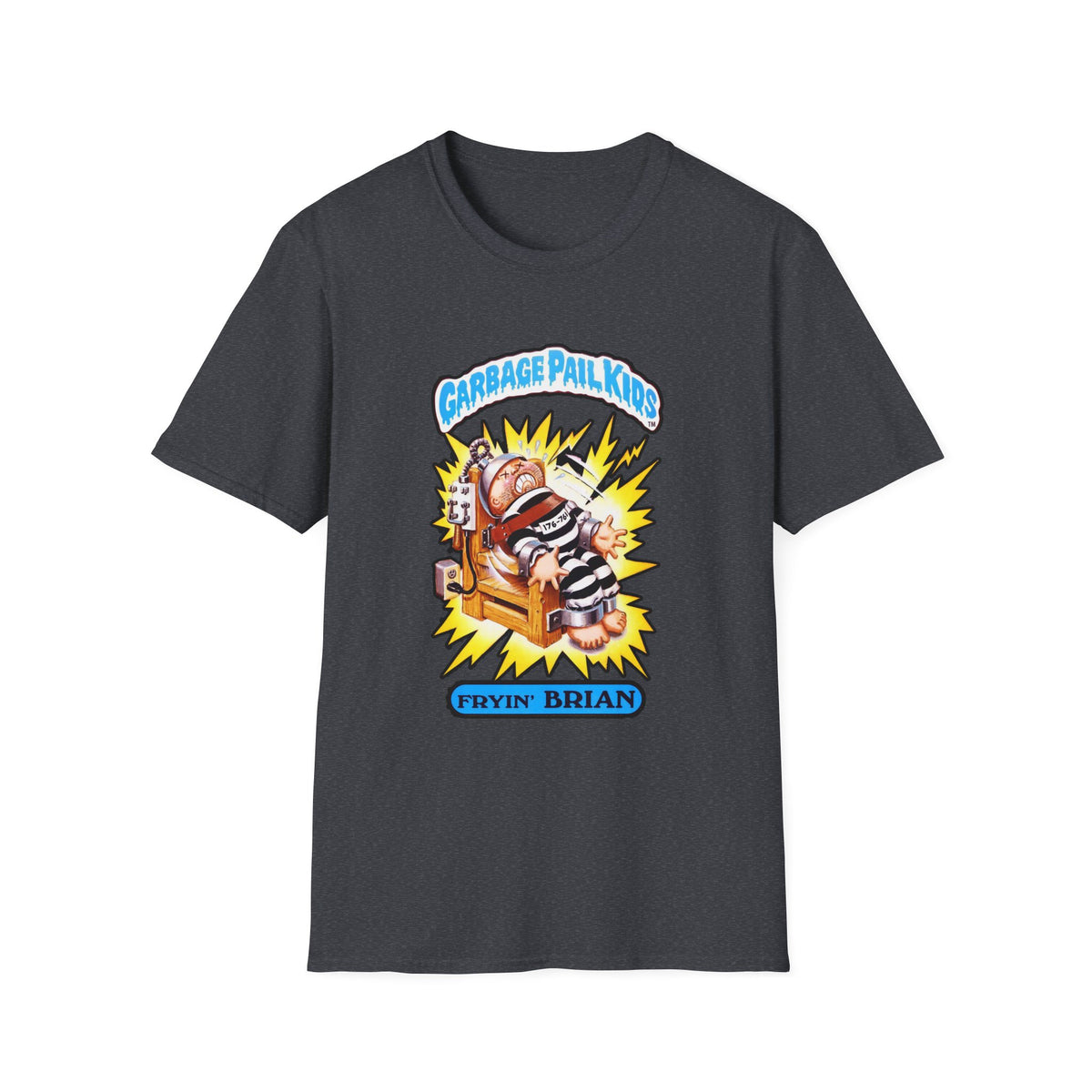 Fryin' Brian Garbage Pail Kids T-Shirt - Retro 1980s GPK Tee
