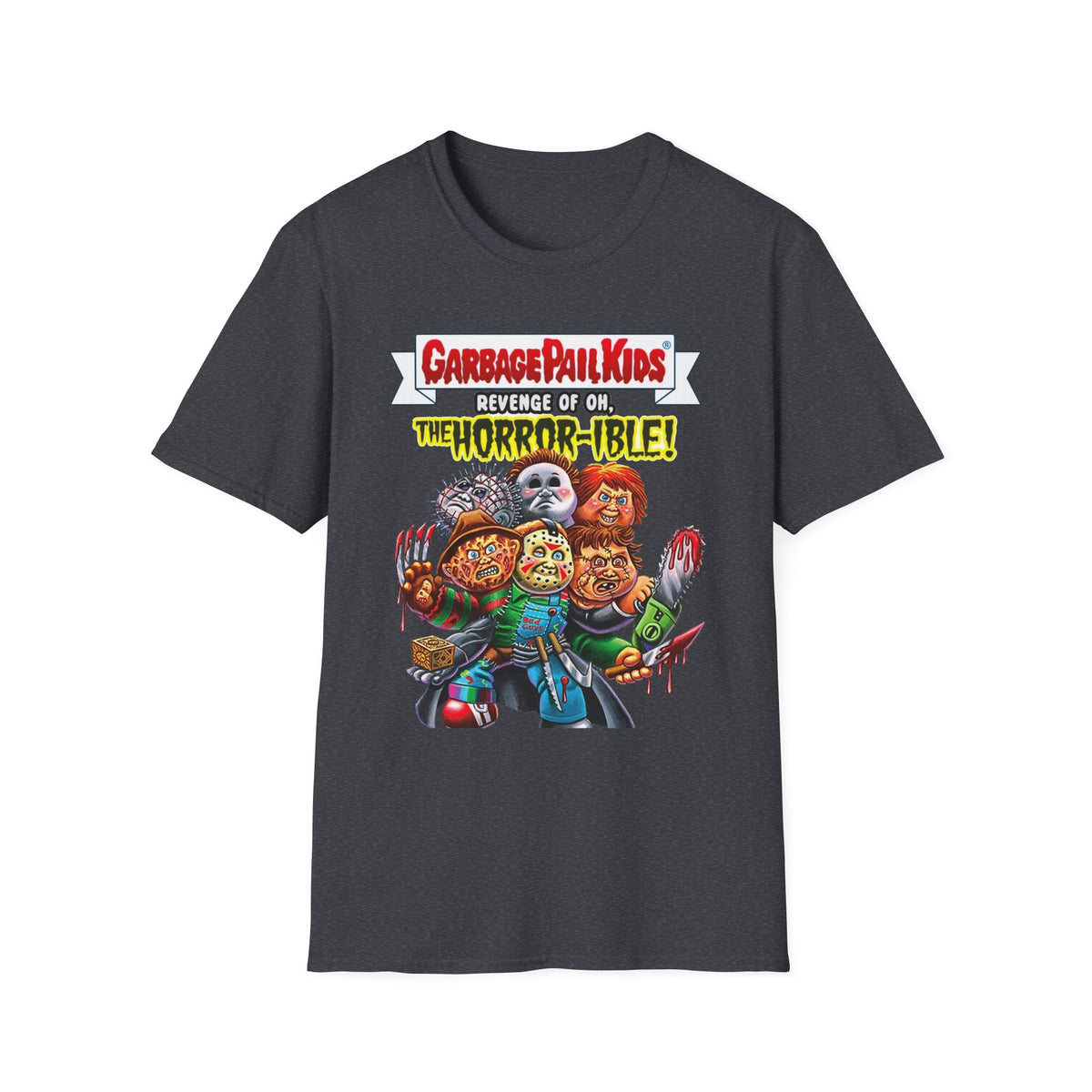 Garbage Pail Kids T-Shirt - Revenge of Oh The Horror-ible Retro 80s Parody Tee
