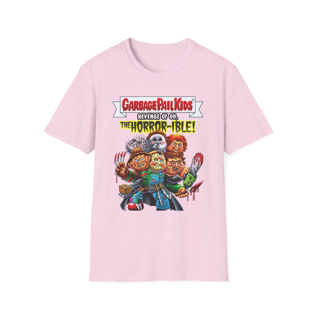 Garbage Pail Kids T-Shirt - Revenge of Oh The Horror-ible Retro 80s Parody Tee