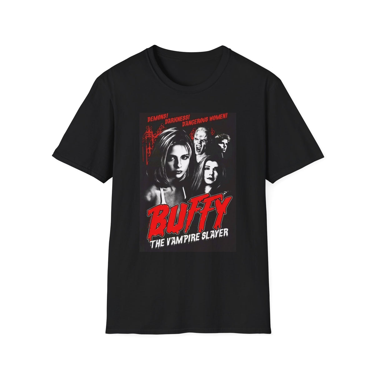 Buffy The Vampire Slayer T-Shirt - 90s Horror TV Show Graphic Tee