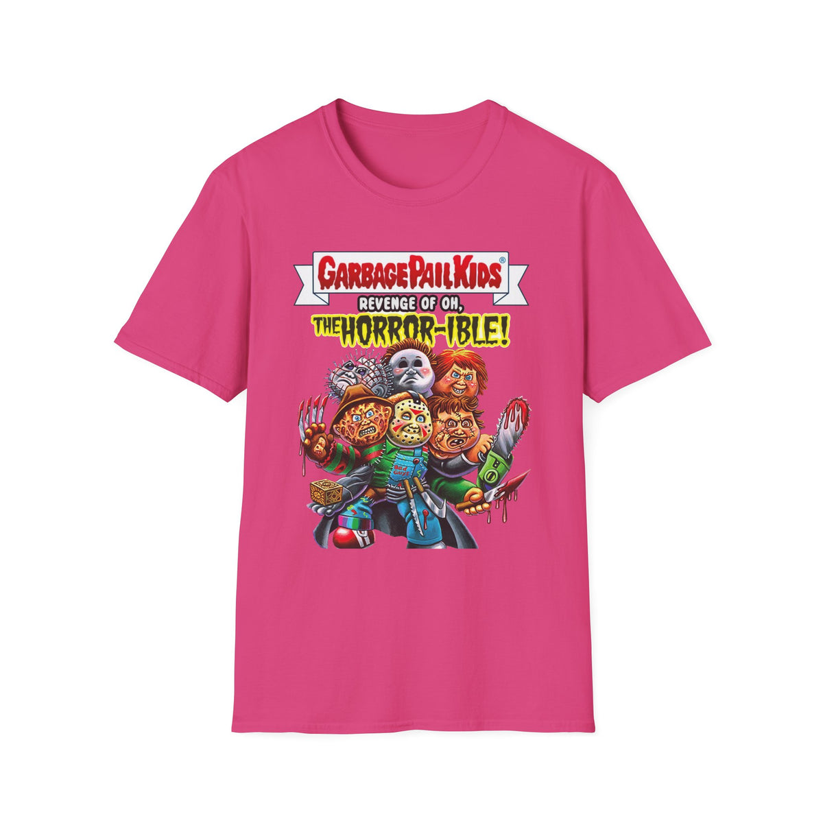 Garbage Pail Kids T-Shirt - Revenge of Oh The Horror-ible Retro 80s Parody Tee