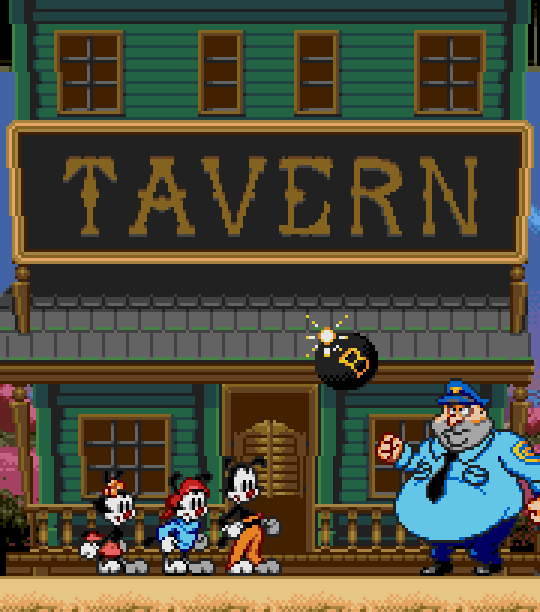 Animaniacs (Genesis Compatible) - Reproduction Video Game Cartridge with Case and Manual