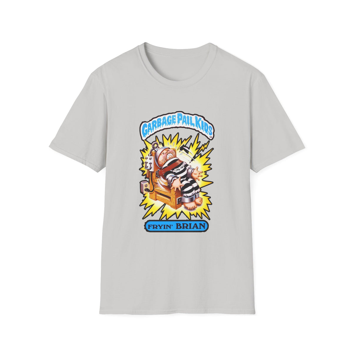 Fryin' Brian Garbage Pail Kids T-Shirt - Retro 1980s GPK Tee