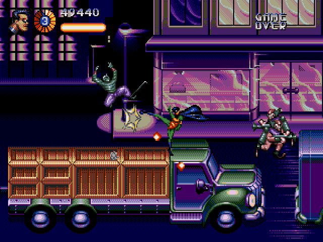 The Adventures of Batman & Robin Genesis Reproduction Cartridge – Complete with Case & Manual