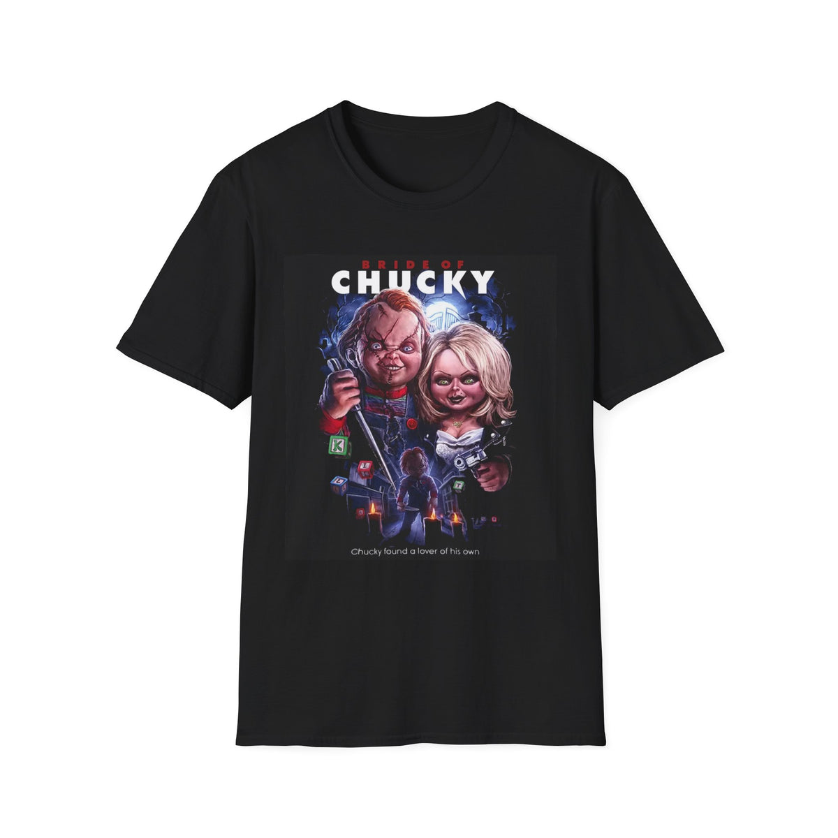 Chucky and Tiffany Horror Movie T-Shirt - Retro 90s Horror Graphic Tee