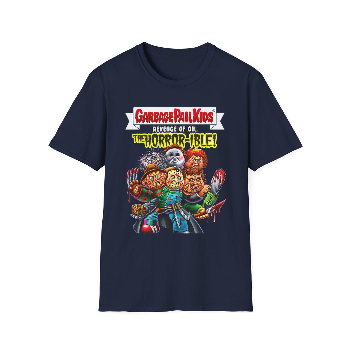 Garbage Pail Kids T-Shirt - Revenge of Oh The Horror-ible Retro 80s Parody Tee