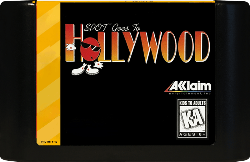 Spot Goes to Hollywood (Prototype) (32X Compatible) - Reproduction Video Game Cartridge image 0