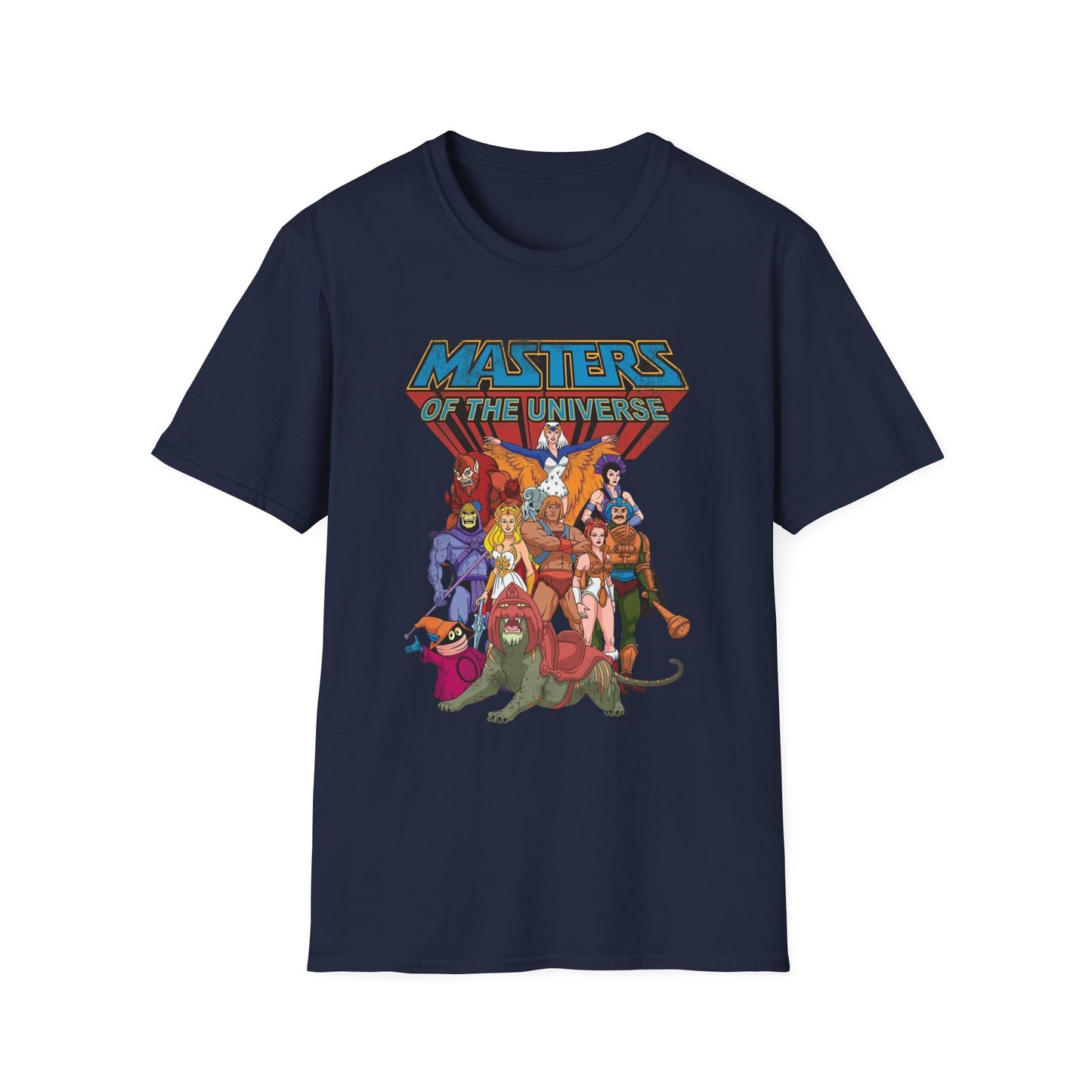 Masters of the Universe He-Man Characters T-Shirt - Skeletor She-Ra And More Retro Graphic Tee
