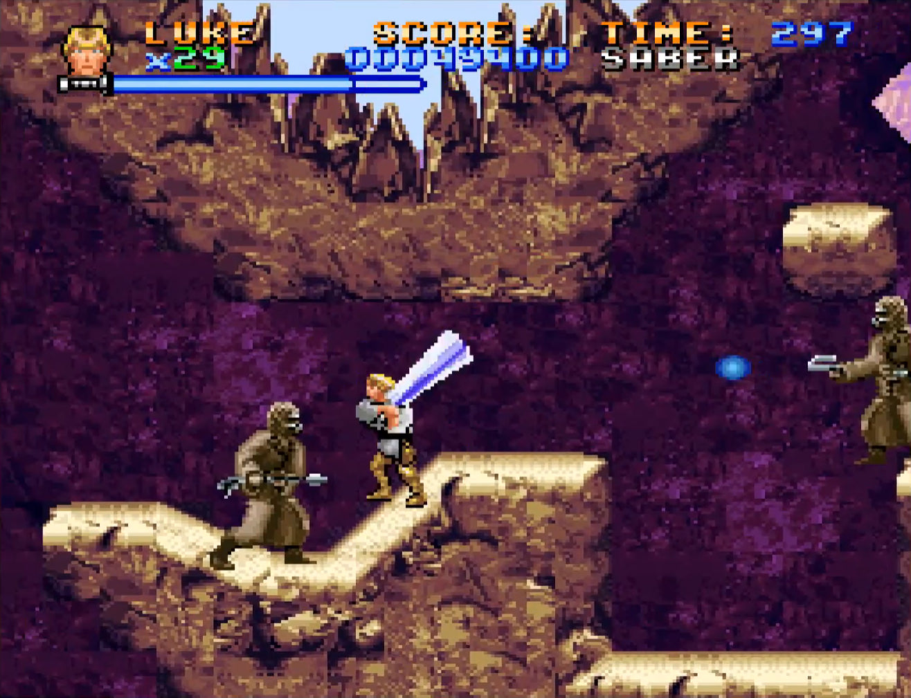 Super Star Wars (SNES Compatible) - Reproduction Video Game Cartridge with Case and Manual