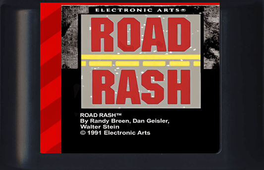Road Rash (Genesis Compatible) - Reproduction Video Game Cartridge image 0