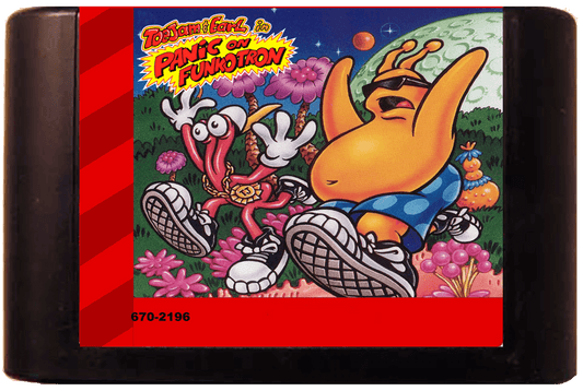 Toejam & Earl in Panic on Funkotron (Genesis Compatible) - Reproduction Video Game Cartridge image 0