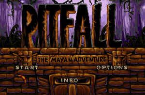 Pitfall: The Mayan Adventure (32X Compatible) - Reproduction Video Game Cartridge with Case and Manual