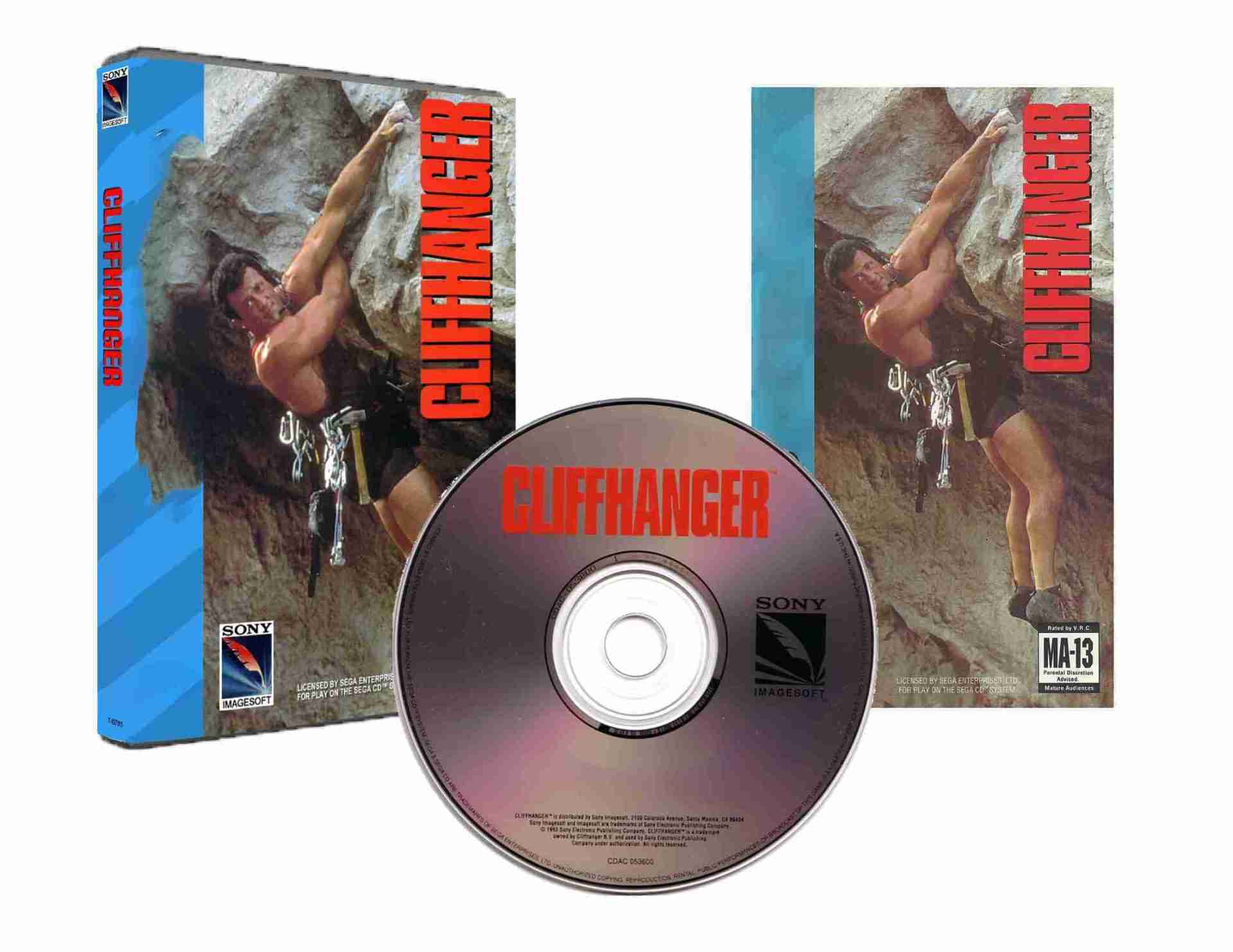 Cliffhanger (DVD Case) (Sega CD Compatible) - Reproduction Video Game CD image 0