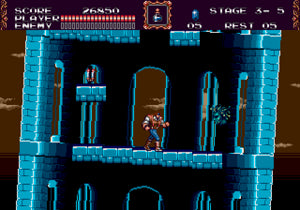 Castlevania Bloodlines (Genesis Compatible) - Reproduction Video Game Cartridge