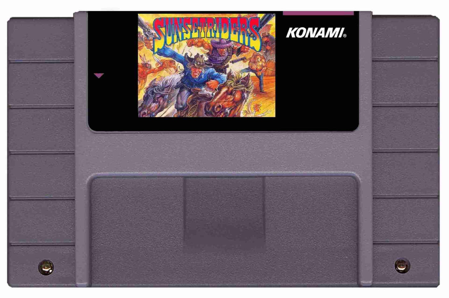 Sunset Riders (SNES Compatible) - Reproduction Video Game Cartridge image 0
