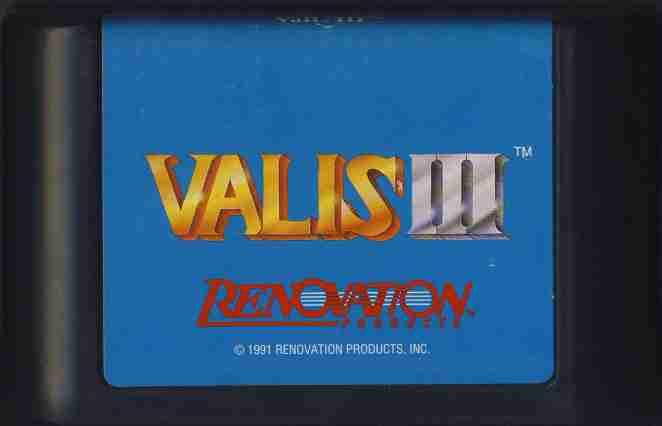 Valis III (Genesis Compatible) - Reproduction Video Game Cartridge image 0