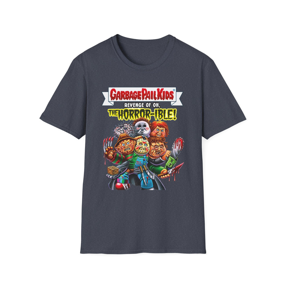 Garbage Pail Kids T-Shirt - Revenge of Oh The Horror-ible Retro 80s Parody Tee