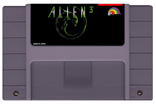 Alien 3 (SNES Compatible) - Reproduction Video Game Cartridge with Case and Manual image 1