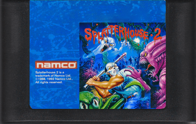 Splatterhouse 2 (Genesis Compatible) - Reproduction Video Game Cartridge image 0