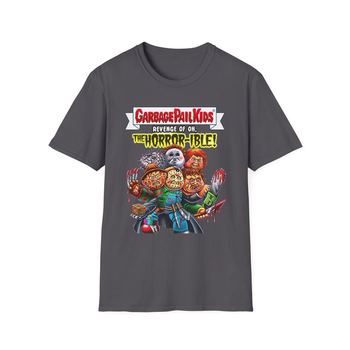 Garbage Pail Kids T-Shirt - Revenge of Oh The Horror-ible Retro 80s Parody Tee