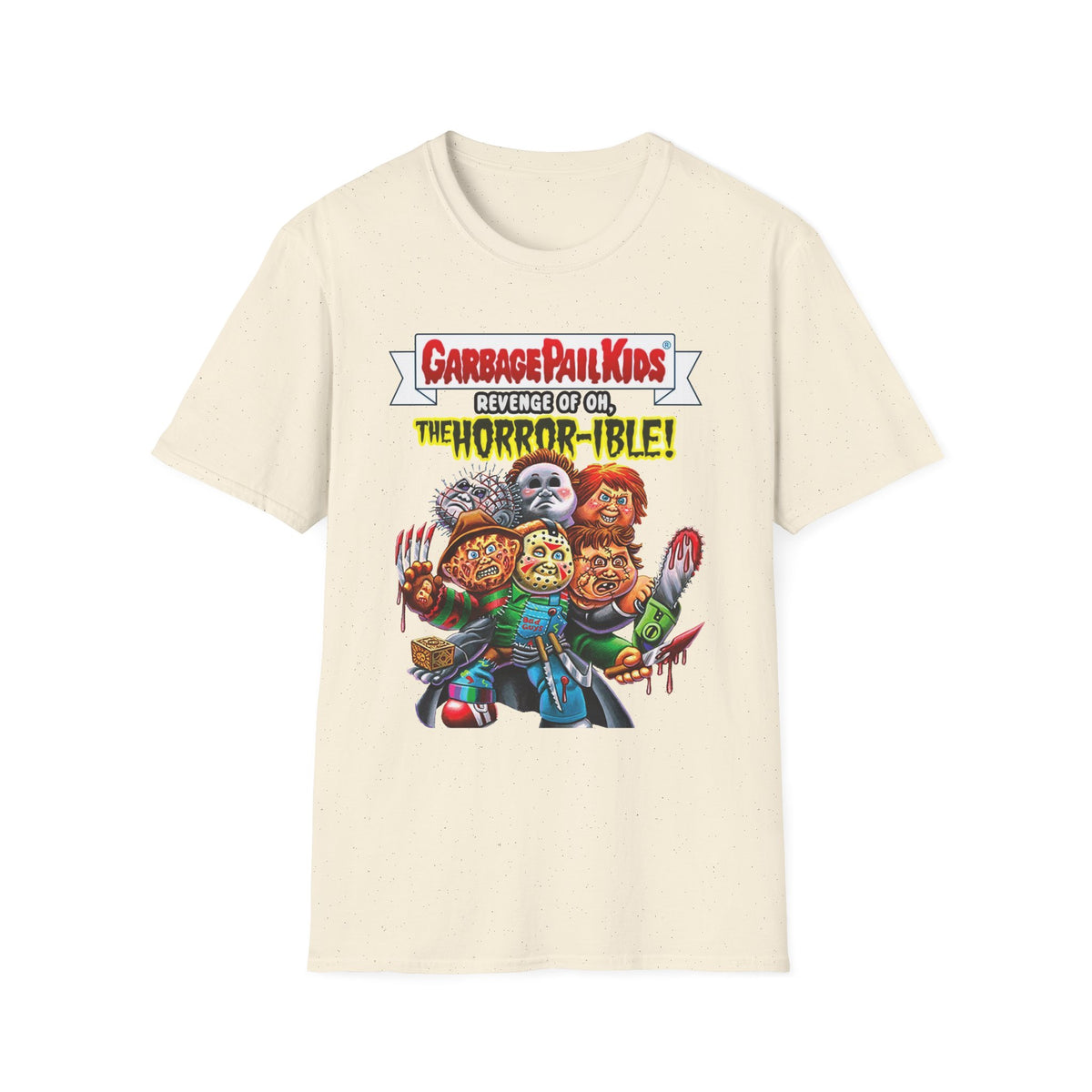 Garbage Pail Kids T-Shirt - Revenge of Oh The Horror-ible Retro 80s Parody Tee