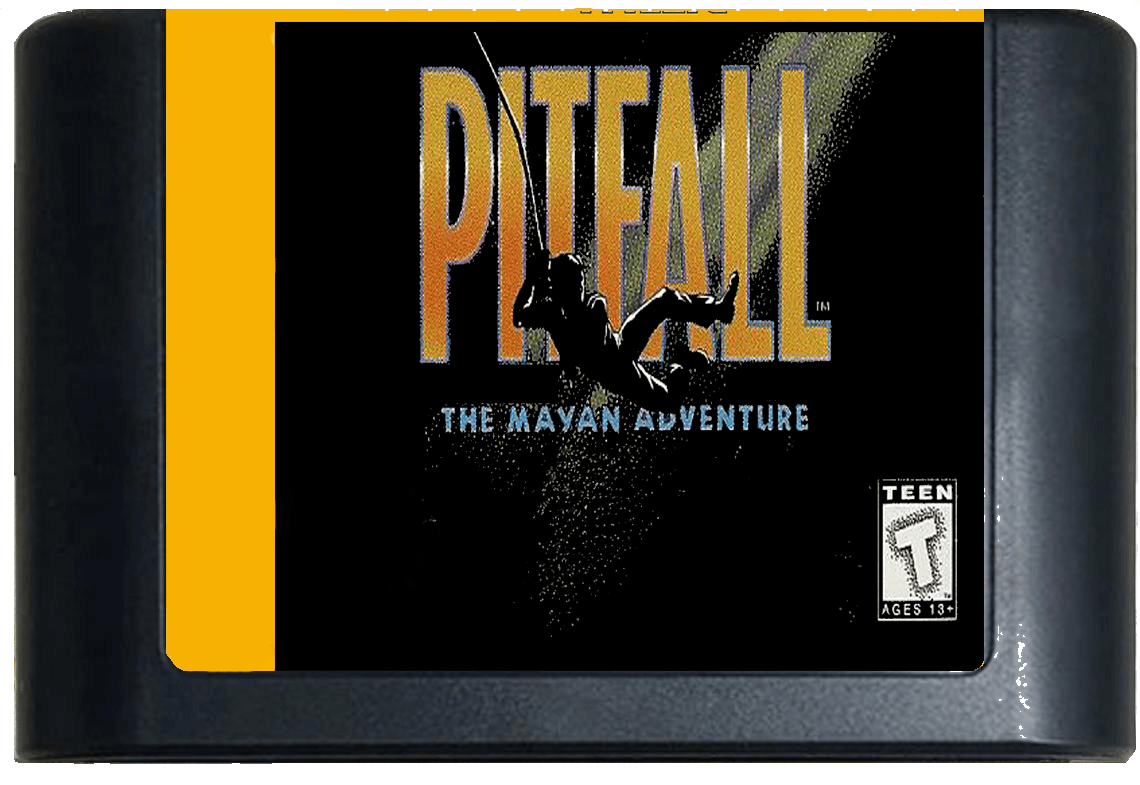 Pitfall: The Mayan Adventure (32X Compatible) - Reproduction Video Game Cartridge image 0