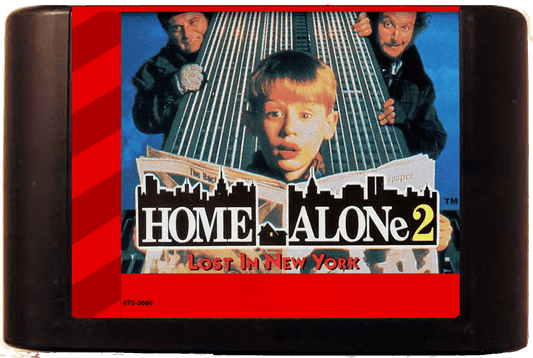 Home Alone 2: Lost in New York (Genesis Compatible) - Reproduction Video Game Cartridge image 0