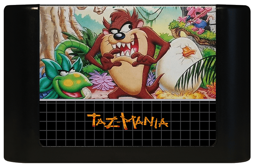 Taz-Mania (Genesis Compatible) - Reproduction Video Game Cartridge image 0