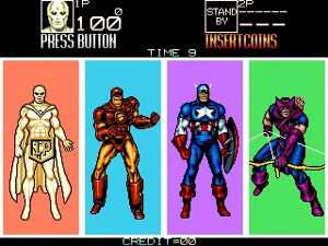 Captain America and the Avengers (Genesis Compatible) - Reproduction Video Game Cartridge