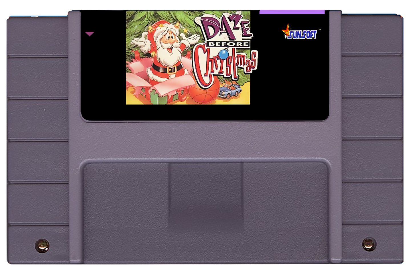 Daze Before Christmas (SNES Compatible) - Reproduction Video Game Cartridge image 0