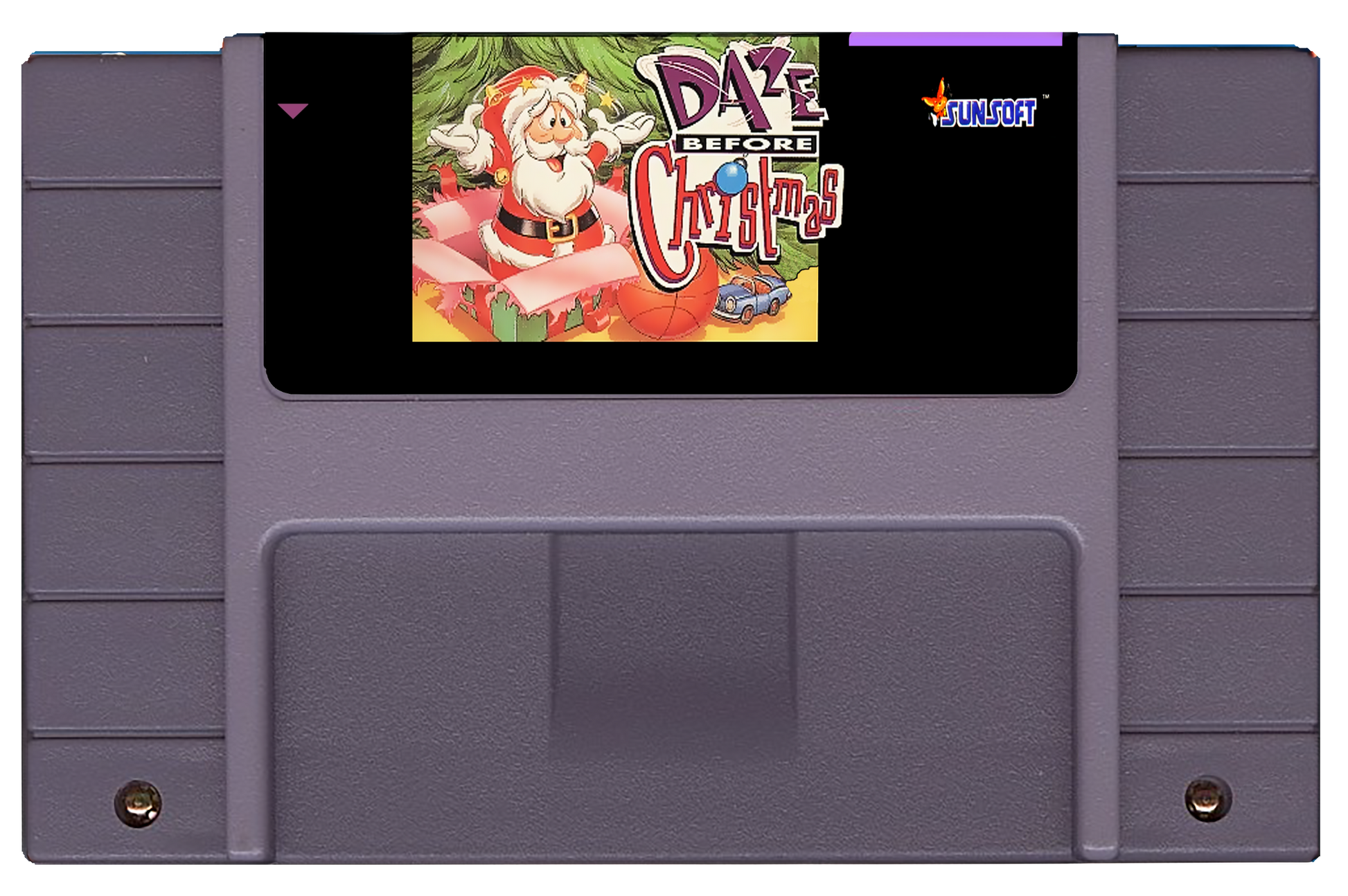 Daze Before Christmas (SNES Compatible) - Reproduction Video Game Cartridge image 0