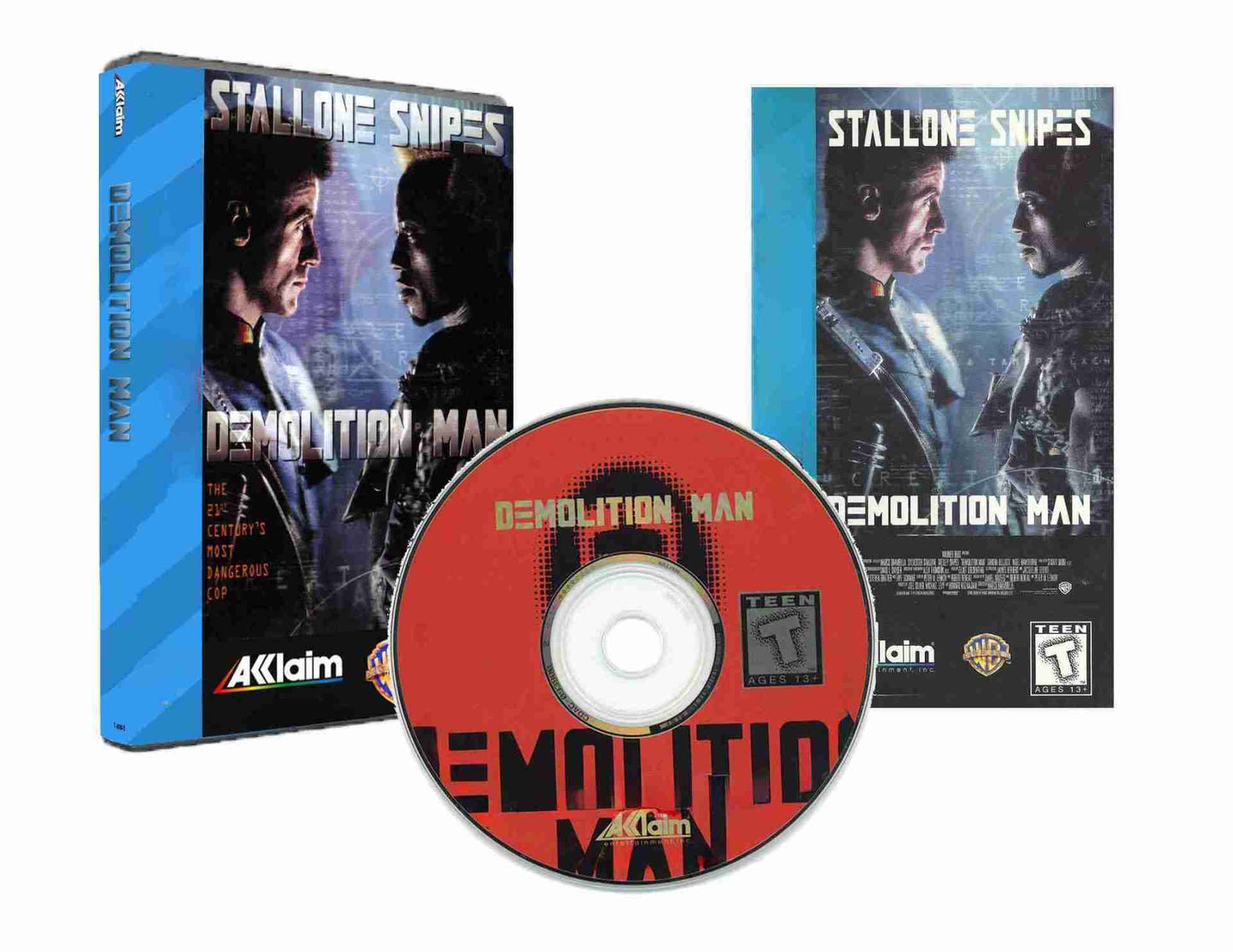 Demolition Man (DVD Case) (Sega CD Compatible) - Reproduction Video Game CD image 0
