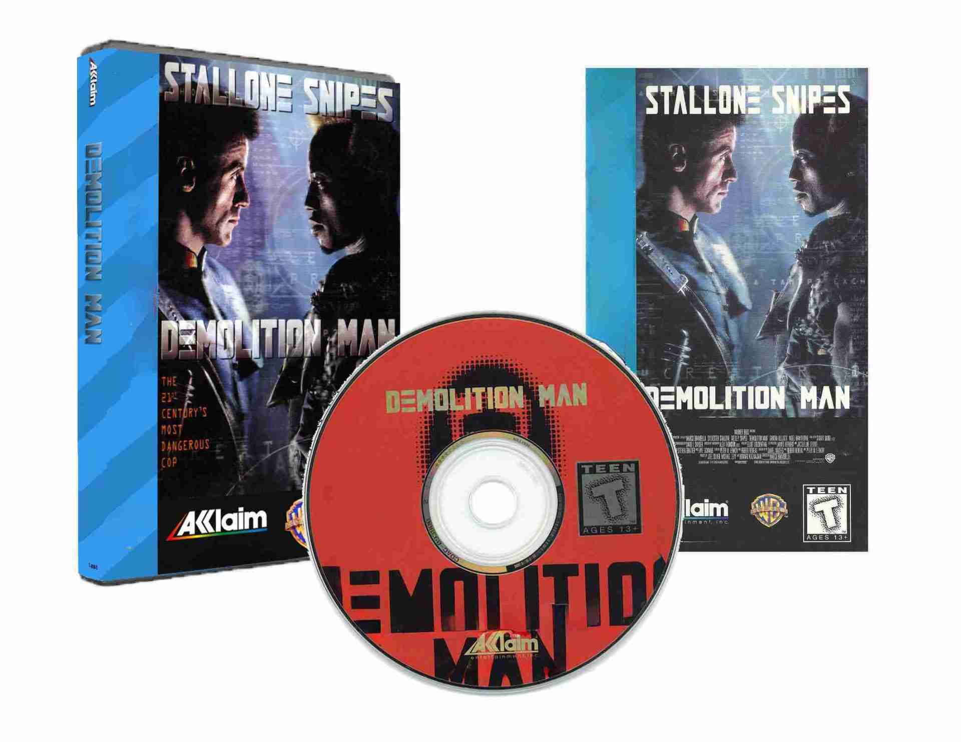 Demolition Man (DVD Case) (Sega CD Compatible) - Reproduction Video Game CD image 0