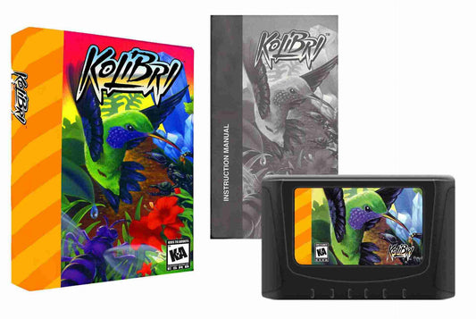 Kolibri (32X Compatible) (32X Shell) - Reproduction Video Game Cartridge with Box and Manual image 0