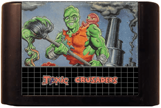 Toxic Crusaders (Genesis Compatible) - Reproduction Video Game Cartridge image 0