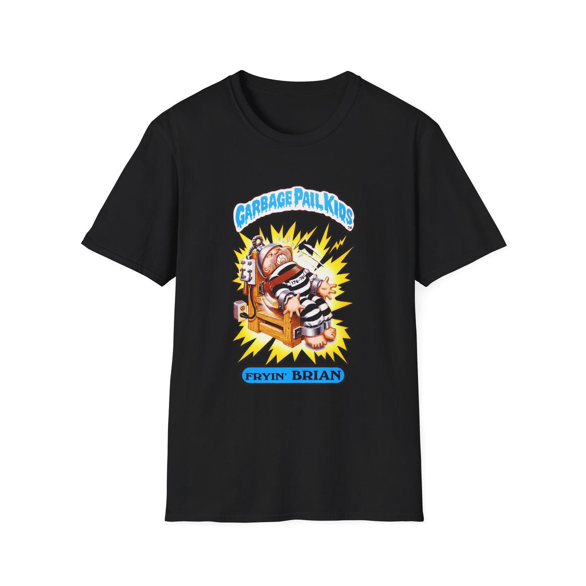 Fryin' Brian Garbage Pail Kids T-Shirt - Retro 1980s GPK Tee