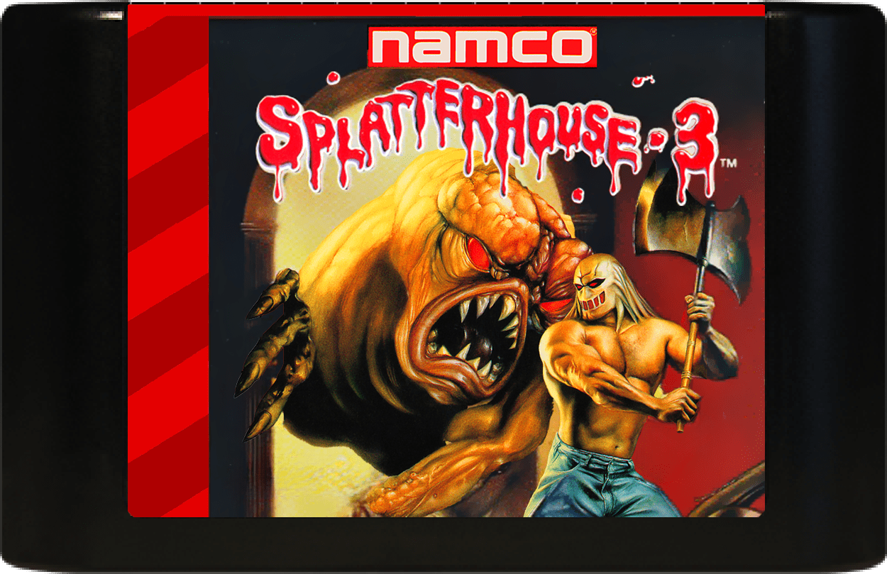 Splatterhouse 3 (Genesis Compatible) - Reproduction Video Game Cartridge image 0
