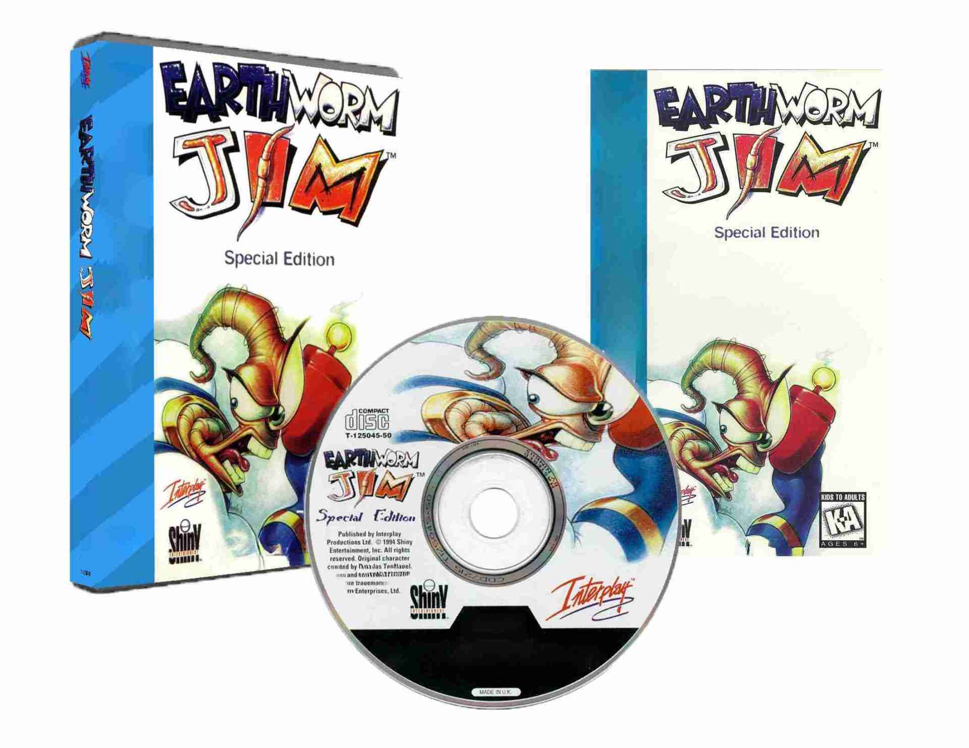 Earthworm Jim Special Edition (Sega CD Compatible) - Reproduction Video Game CD image 0