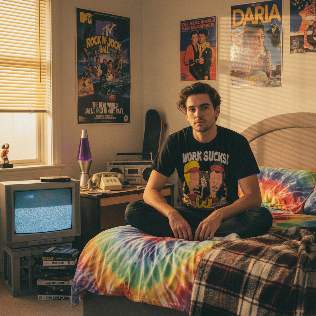 90s Bedroom Lifestyle