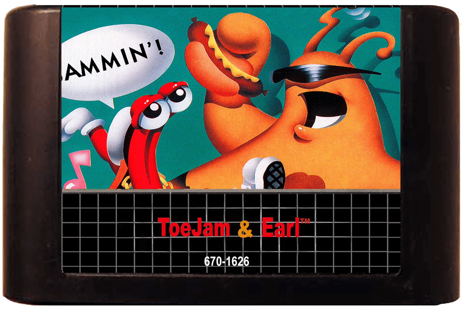 Toejam & Earl (Genesis Compatible) - Reproduction Video Game Cartridge image 0