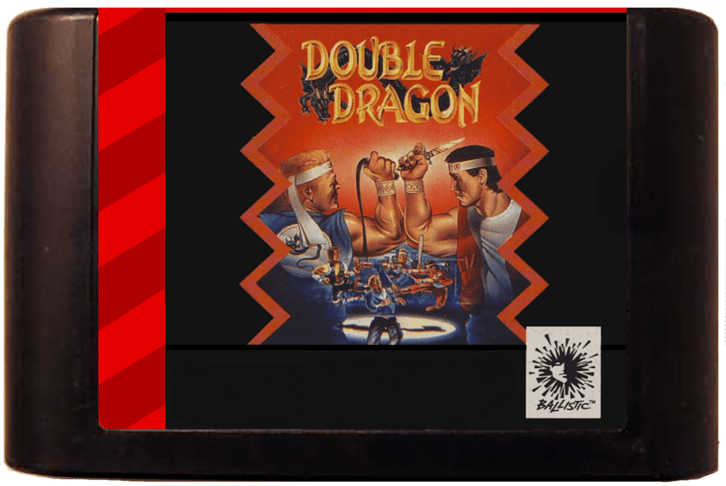 Double Dragon (Genesis Compatible) - Reproduction Video Game Cartridge image 0