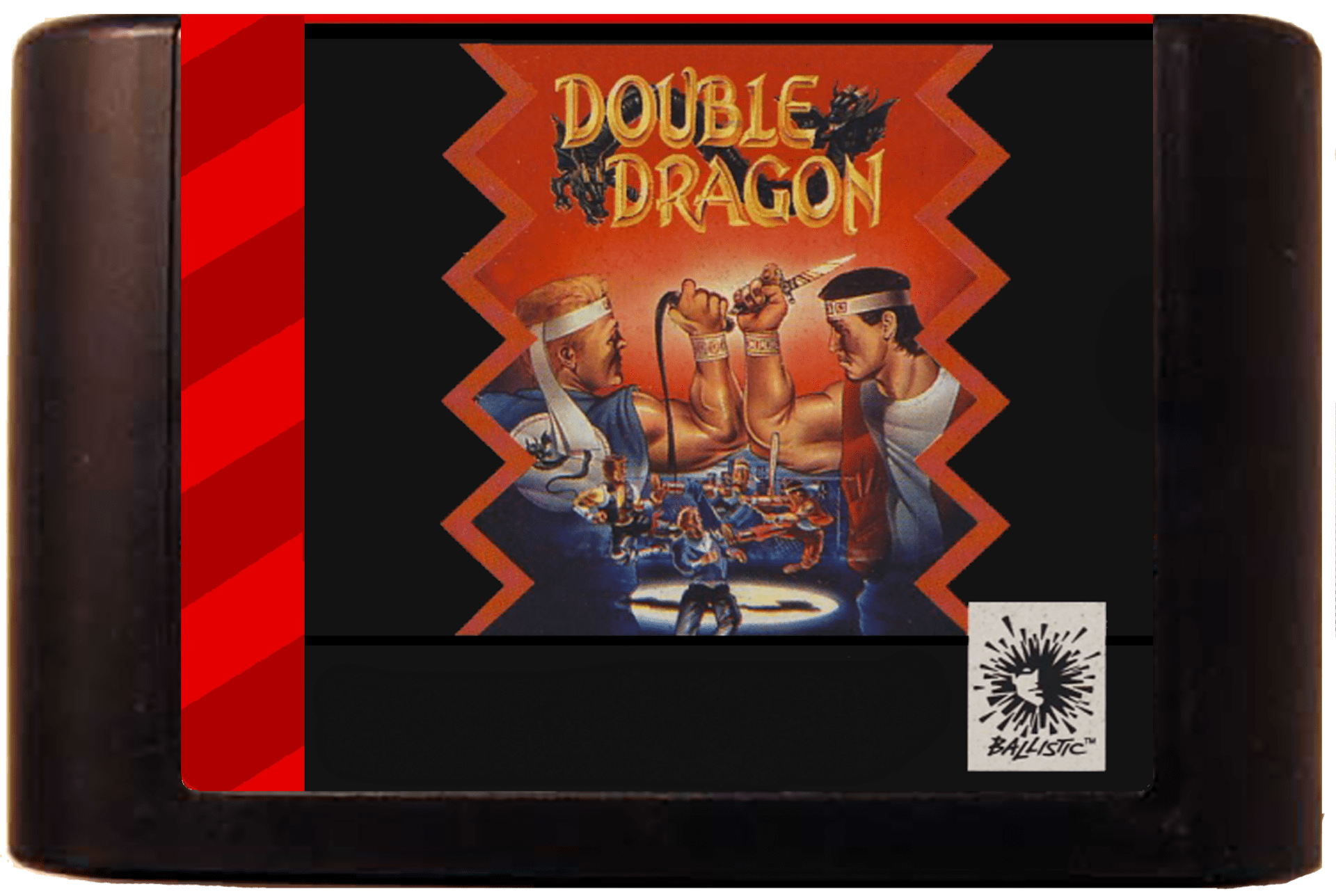 Double Dragon (Genesis Compatible) - Reproduction Video Game Cartridge image 0