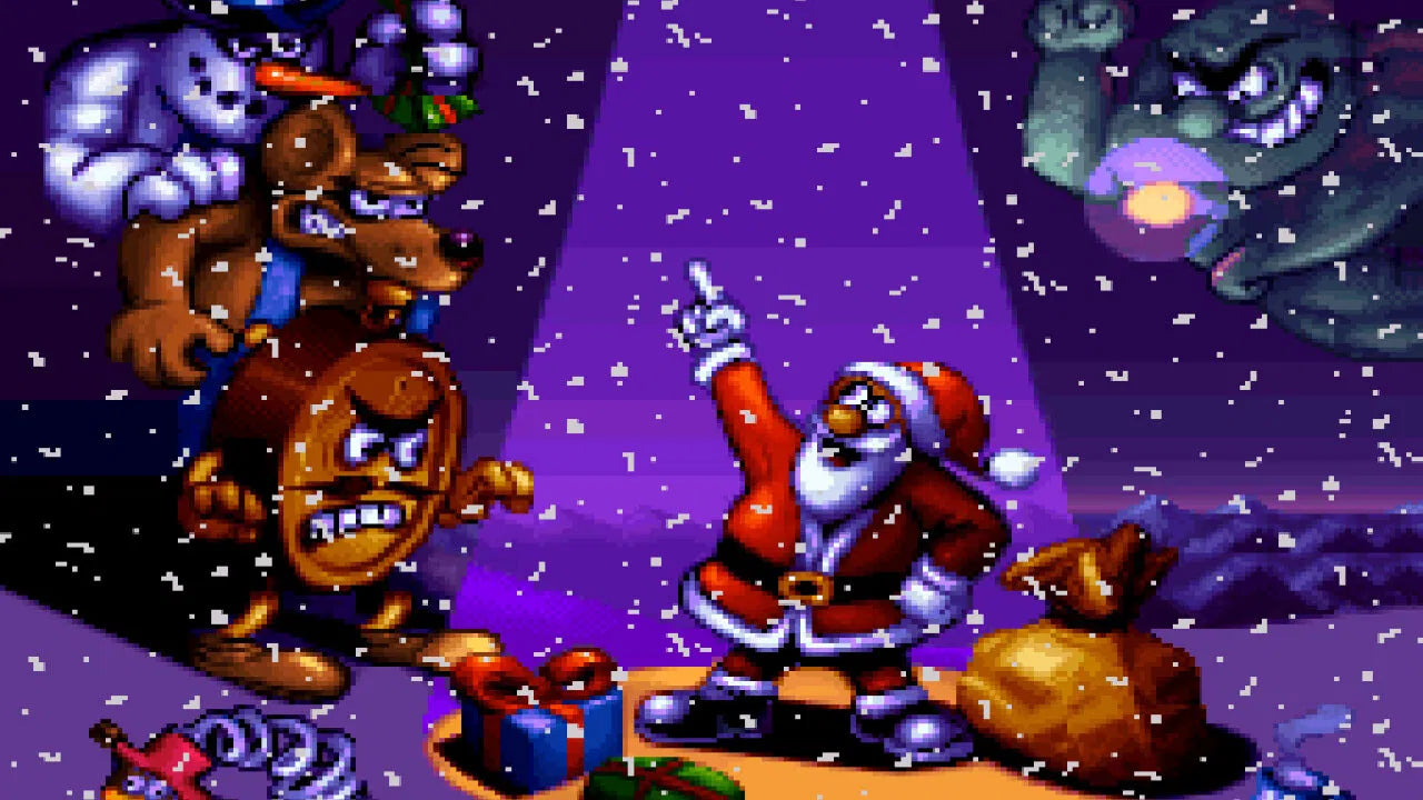 Daze Before Christmas (SNES Compatible) - Reproduction Video Game Cartridge