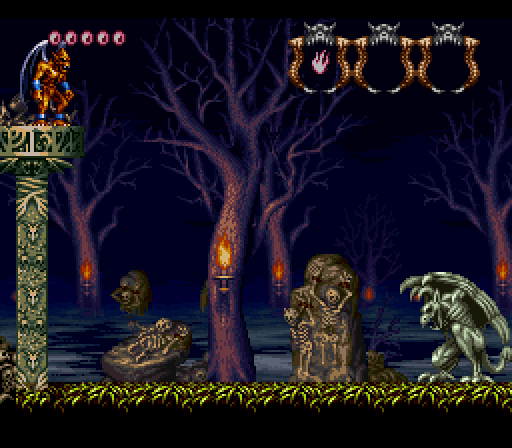 Demon's Crest (SNES Compatible) - Reproduction Video Game Cartridge with Box and Manual