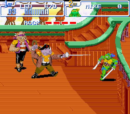 Teenage Mutant Ninja Turtles IV: Turtles in Time (SNES Compatible) - Reproduction Video Game Cartridge with Box and Manual