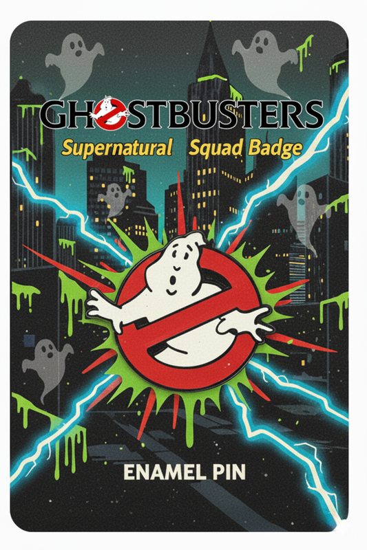 Ghostbusters Logo Enamel Pin – Classic No-Ghost Symbol Collectible