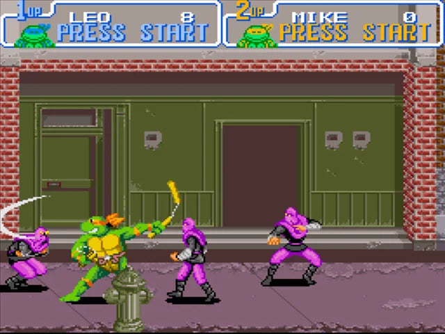 Teenage Mutant Ninja Turtles IV: Turtles in Time (SNES Compatible) - Reproduction Video Game Cartridge with Box and Manual