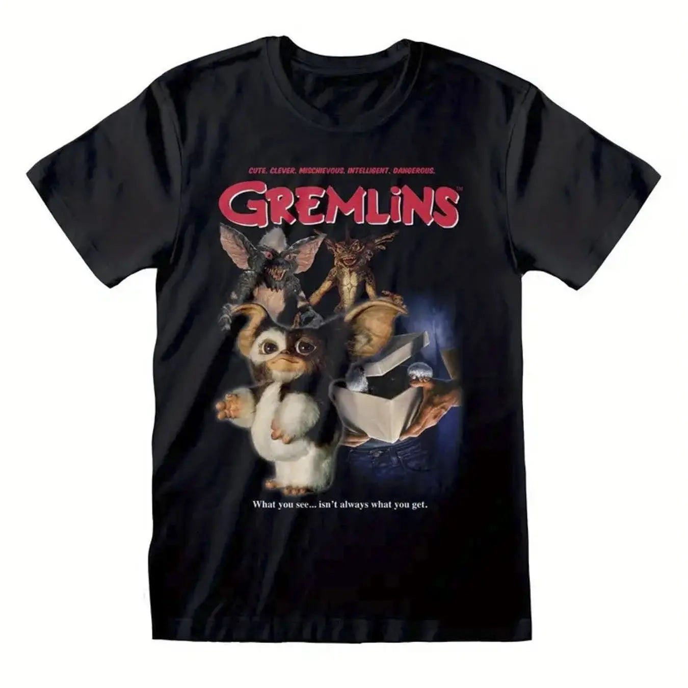 Gremlins Movie T-Shirt - Vintage 80s Horror Comedy Graphic Tee - 100% Cotton Relaxed Fit