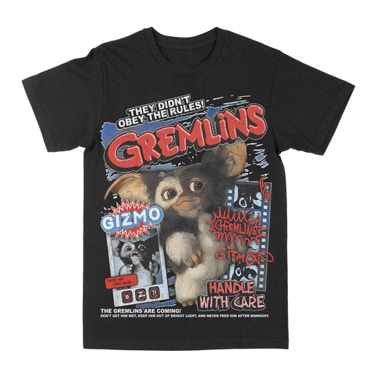 Gremlins Graphic T-Shirt - Retro Movie Tee Unisex Oversized Cotton Shirt